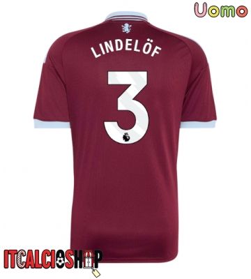 Aston Villa Victor Lindelof #3 Prima Maglia 2026-27 Manica Corta